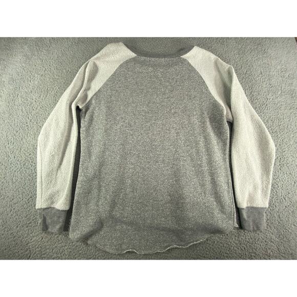 Denver Broncos Sweater Womens Large Gray Raglan Long Sleeve Football NFL Touch - Picture 9 of 10